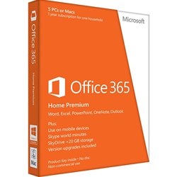 Microsoft Office 365 Casa Premium Português 32 / 64 bits